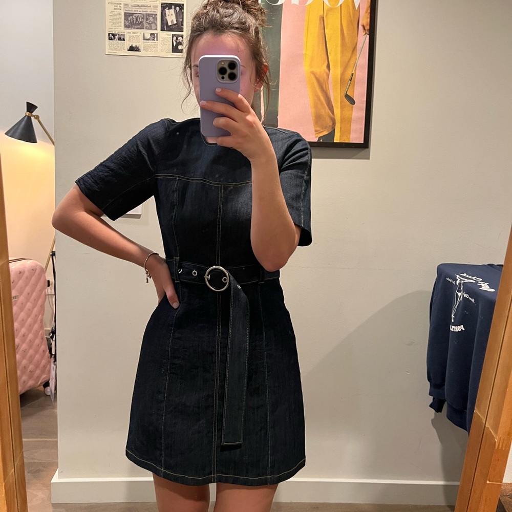 Cinq a Sept ‘ Siv’ belted mini dress